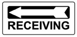 Receiving Left Arrow Signs | G-6619