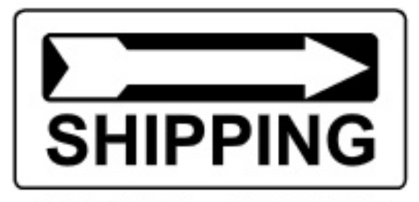 Shipping Right Arrow Signs | G-7129