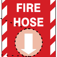 Fire Hose Signs | G-9923