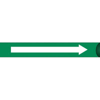 PIPEMARKER STRAP-ON, DIRECTION ARROW W/G, FITS 8"-10" PIPE