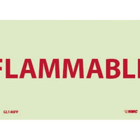FIRE, FLAMMABLE, 3X5, PS VINYLGLOW