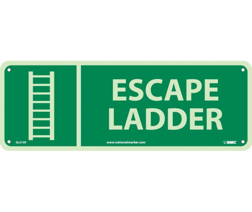 ESCAPE LADDER, 5X14, PS GLOW