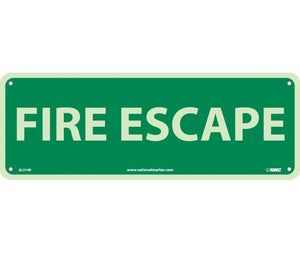FIRE ESCAPE, 5X14, PS GLOW