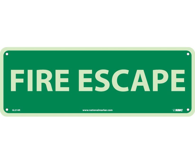 FIRE ESCAPE, 5X14, PS GLOW