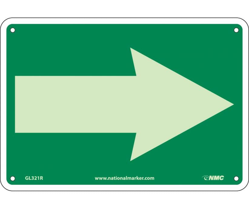 ARROW GRAPHIC, 7X10, PS GLOW