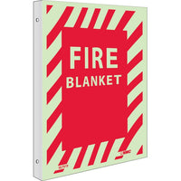 FIRE, FIRE BLANKET, 12X9, PLASTIC FLANGEDGLOW