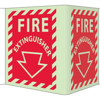 FIRE, VISI, FIRE EXTINGUISHER, 6X9, GLOW