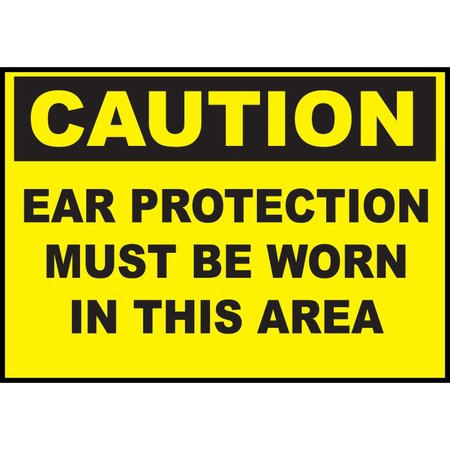 Ear Protection Must Be Worn In This Area Eco Caution Signs Available In Different Sizes and Materials