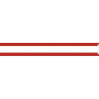 PIPEMARKER, PS VINYL, DIRECTIONAL ARROWS, RED, PERF AT 4",  2IN X 18YD RL