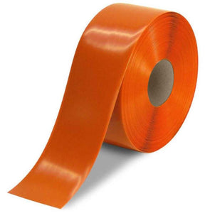 50 Mil Heavy Duty Floor Tape, 4" X 100', Orange