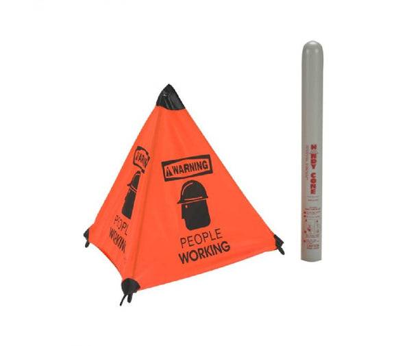 HANDY CONE FLOOR SIGN, WARNING PEOPLE WORKING, 18