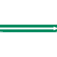 PIPEMARKER, PS VINYL, DIRECTIONAL ARROWS, GREEN, 1X9 1/2" CAP HEIGHT