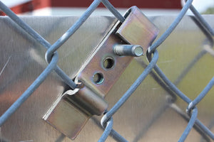 Fence Sign Holder Bracket, Galvanized Steel
