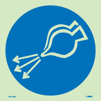 IMO, SYMBOL, START AIR SUPPLY, 6X6, GLOW VINYL LAMINATED