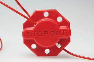 STOPOUT Twist 'n Lock Cinch Cable Lockout Hasp