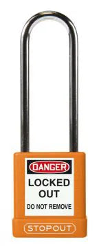 STOPOUT Plastic Body Padlock, Shackle Clearance 3