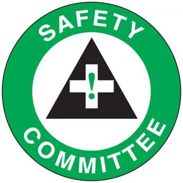 Safety Committee Hard Hat Stickers 2.5