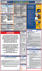 LABOR LAW POSTER, COLORADO, 40X24 STATE AND FEDERAL