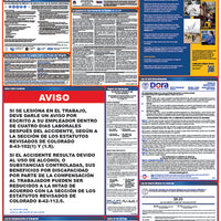LABOR LAW POSTER, COLORADO (SPANISH), STATE AND FEDERAL