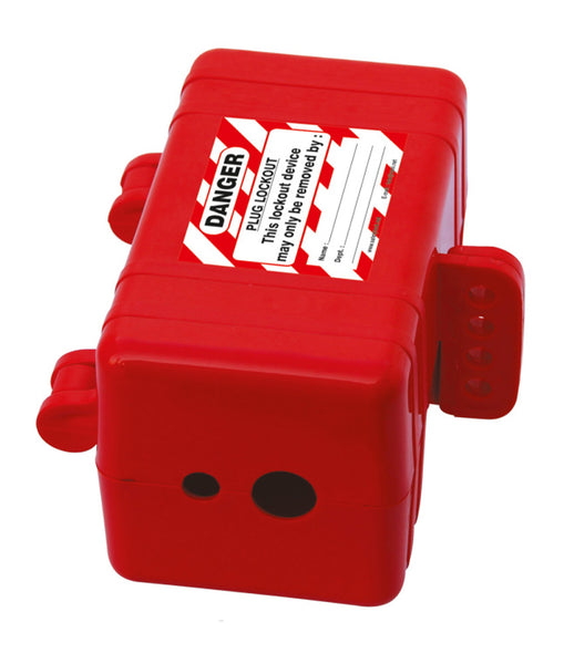 PLUG LOCKOUT, MULTIPLE ENTRY, RED