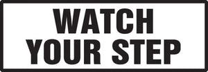 Watch Your Step 2"x6" Vinyl 5/Pack | LSTF511VSP