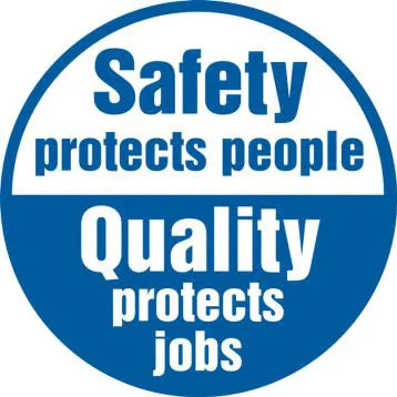 Safety/Quality Hard Hat Stickers 2.5