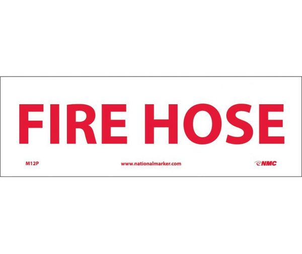 FIRE HOSE, 4X12, RIGID PLASTIC