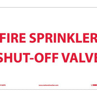 FIRE, SPRINKLER SHUT OFF VALVE, 10X14, PS VINYL