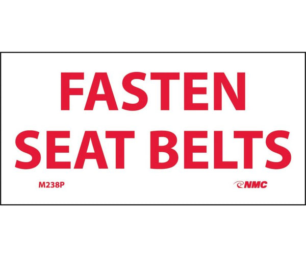 FASTEN SEAT BELTS, 2X4, PS VINYL