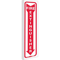 FIRE EXTINGUISHER (DBL FACED FLANGED), 18X4, .040 ALUM