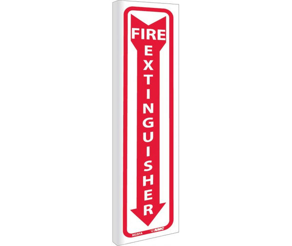 FIRE EXTINGUISHER, 18X4, .040 ALUM