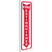 FIRE EXTINGUISHER (DBL FACED FLANGED), 18X4, RIGID PLASTIC