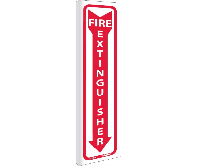 FIRE EXTINGUISHER (DBL FACED FLANGED), 18X4, RIGID PLASTIC