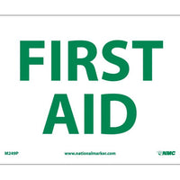 FIRST AID, 7X10, RIGID PLASTIC