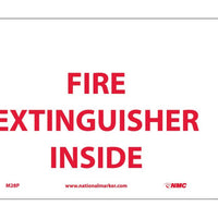 FIRE EXTINGUISHER INSIDE, 3X5, PS VINYL