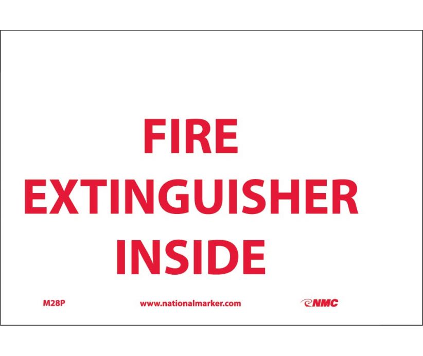 FIRE EXTINGUISHER INSIDE, 6X9, PS VINYL
