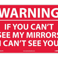 WARNING IF YOUR CAN'T SEE MY MIRRORS I CAN'T.., 10X14, PS VINYL