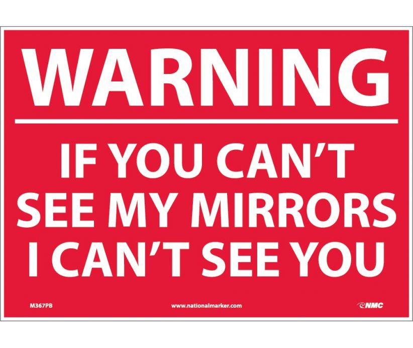 WARNING IF YOUR CAN'T SEE MY MIRRORS I CAN'T.., 10X14, PS VINYL