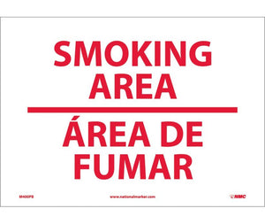 SMOKING AREA (BILINGUAL), 10X14, PS VINYL