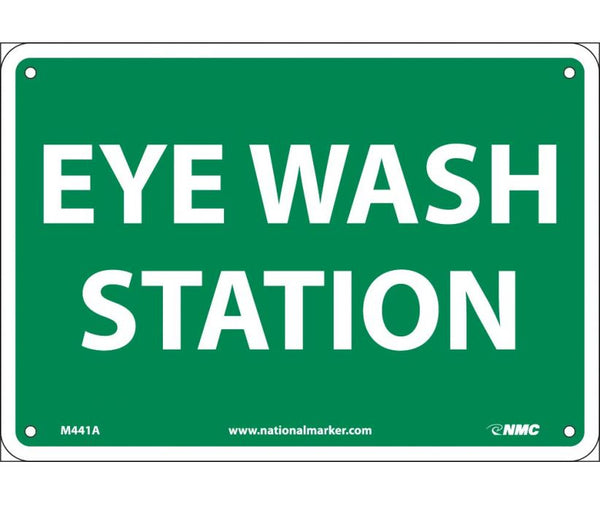 EYE WASH STATION, 7X10, .040 ALUM