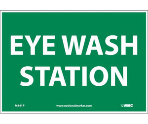 EYE WASH STATION, 7X10, PS VINYL
