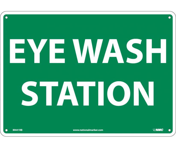 EYE WASH STATION, 10X14, RIGID PLASTIC