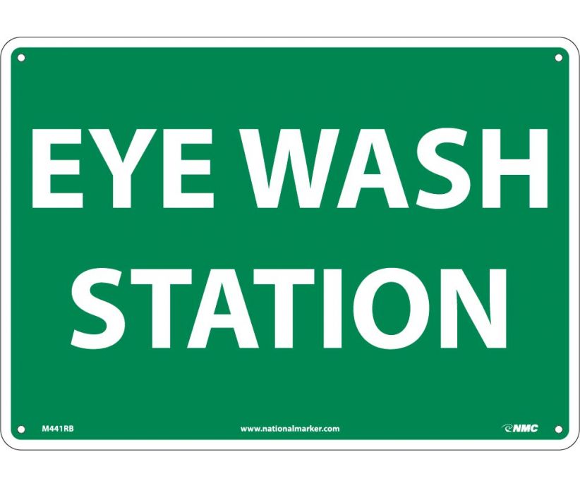 EYE WASH STATION, 10X14, RIGID PLASTIC