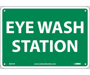 EYE WASH STATION, 7X10, RIGID PLASTIC