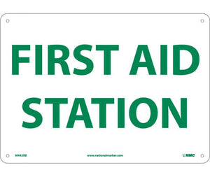 FIRST AID STATION, 10X14, RIGID PLASTIC