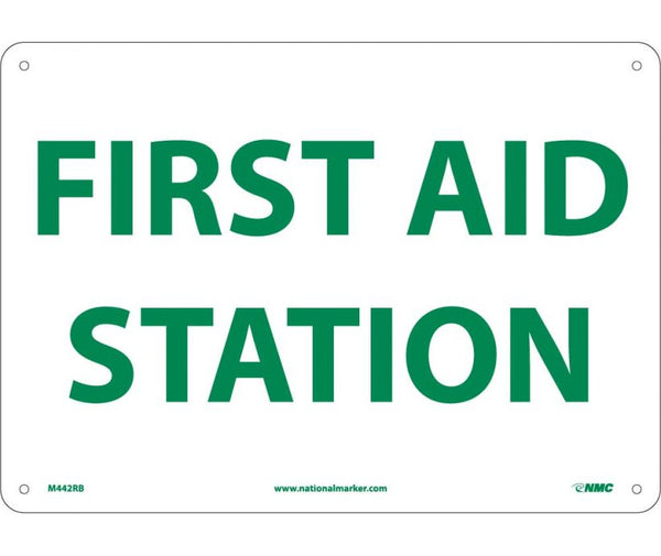 FIRST AID STATION, 10X14, RIGID PLASTIC