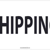 SHIPPING, 12x18, .040 ALUM