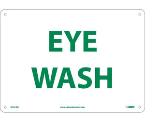 EYE WASH, 10X14, .040 ALUM