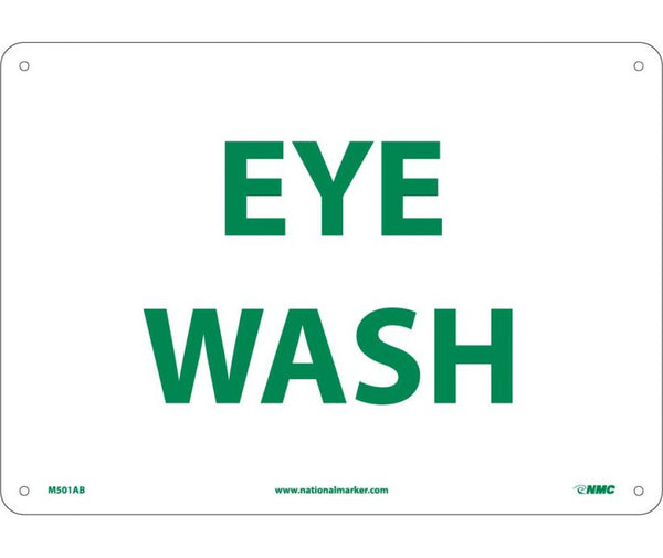 EYE WASH, 10X14, .040 ALUM