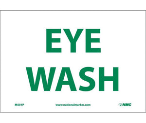 EYE WASH, 7X10, PS VINYL
